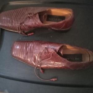 Mezlan alligator dress shoes 9 medium